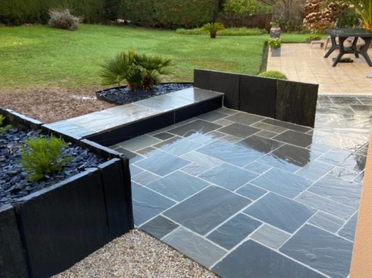 Dallage Opus 4 Formats Grès kandla Gris -1